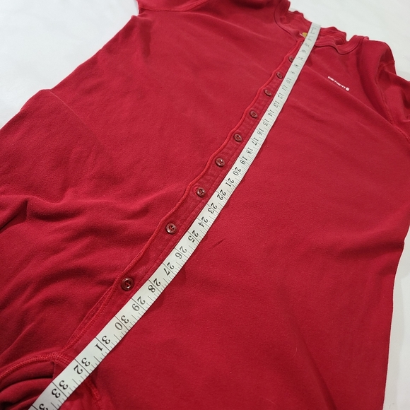 Carhartt Red Cotton Midweight Union Suit Size XL - Picture 9 of 11